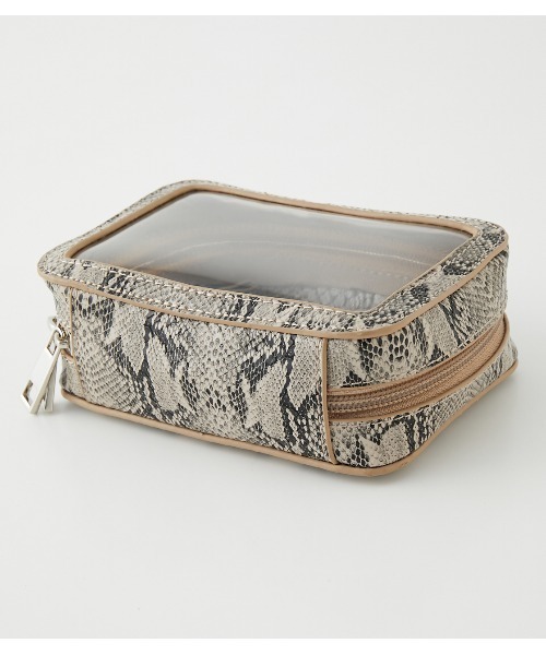 AZUL by moussy（アズールバイマウジー）の「CLEAR WINDOW POUCH /クリアウィンドウポーチ（ポーチ・レディース・ブラック/グレー系その他・FREE）」の15枚目の写真