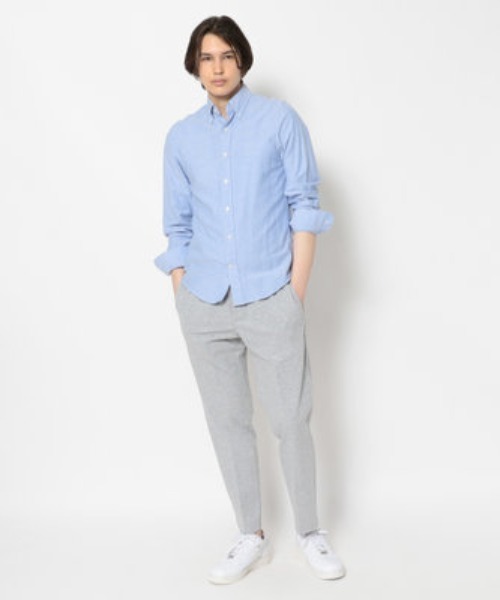 ENTRE AMIS（アントレ アミ）の「ENTRE AMIS/アントレ アミ/イージージャージースラックス（スラックス・メンズ・ライトグレー/ネイビー・34/32/36）」の12枚目の写真