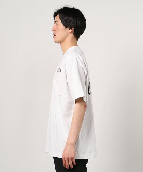 GOLD（ゴールド）の「GOLD / ゴールド：【ONLY ARK】別注14/- HEAVY COTTON S/S WIDE T-SHIRT -GOLD PRINT-：21A-GL78408P[MUS]（Tシャツ/カットソー・メンズ・ブラック/ベージュ/ベージュ系その他/ライトグレー系・L/XL/S/M）」の7枚目の写真