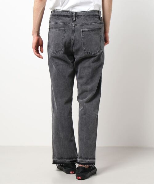 Mimma/Mimaa（ミマ）の「【Mimma/Mimaa】裾スリットデニム（デニムパンツ・メンズ・ブラック/ブルー・FREE）」の12枚目の写真