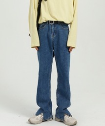 Mimma/Mimaa | 【Mimma/Mimaa】裾スリットデニム(デニムパンツ)