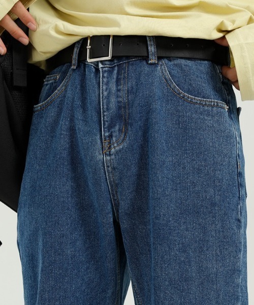 Mimma/Mimaa（ミマ）の「【Mimma/Mimaa】裾スリットデニム（デニムパンツ・メンズ・ブラック/ブルー・FREE）」の20枚目の写真