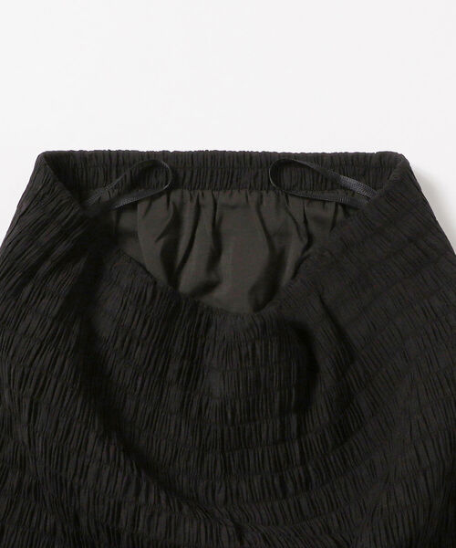 Ray BEAMS(レイビームス)の「Ray BEAMS / シャーリング 配色 メロー スカート▲(スカート・レディース・ブラック/パープル系その他2/グリーン系その他2・0/1)」の11枚目の写真