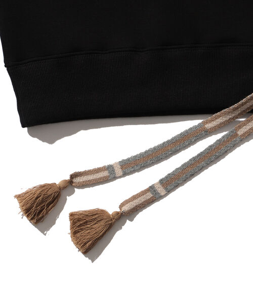 BEAMS LIGHTS（ビームスライツ）の「【WEB限定】BEAMS LIGHTS / ダンボールニット コード クルースウェット (セットアップ対応/ワンマイルウェア/ルームウェア)（スウェット・メンズ・ブラック/グリーン/ブラウン系その他2・SMALL/MEDIUM/LARGE）」の7枚目の写真