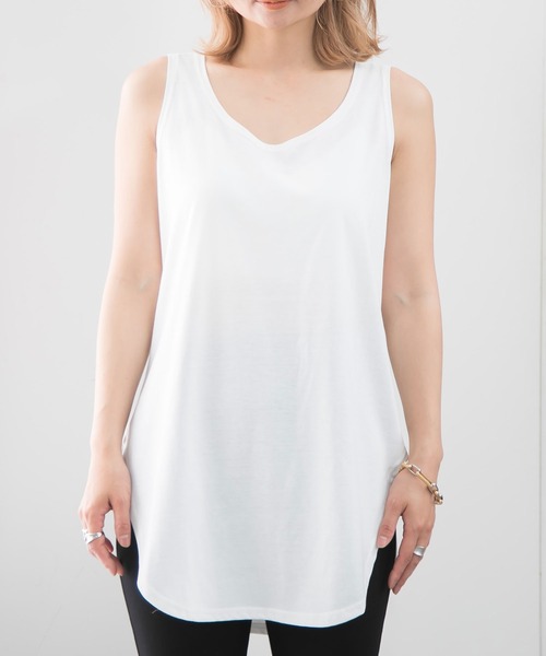 Newlyme(ニューリーミー)の「インナー付メッシュシアートップス(Tシャツ/カットソー・レディース・ブラック/ベージュ/オレンジ・MEDIUM/LARGE)」の16枚目の写真