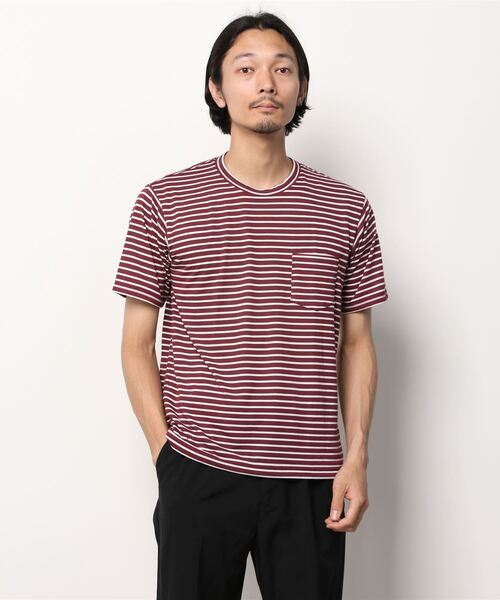 セール ドライベクターボーダー半袖 メンズ Tシャツ カットソー Go To By Mizuno ゴートゥーバイミズノ のファッション通販 Zozotown