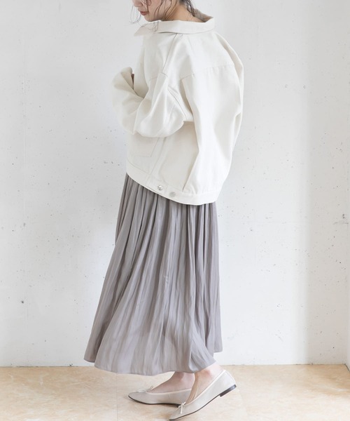 URBAN RESEARCH ROSSO WOMEN(アーバンリサーチ ロッソ)の「TANAKA NEW CLASSIC JEAN JACKET(デニムジャケット・レディース・オフホワイト・SMALL)」の2枚目の写真