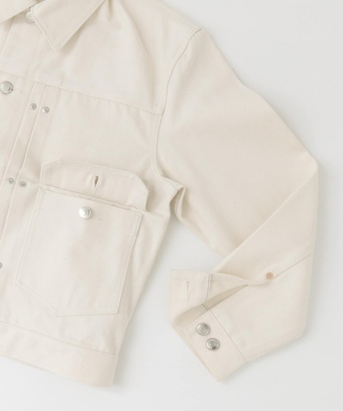 URBAN RESEARCH ROSSO WOMEN(アーバンリサーチ ロッソ)の「TANAKA NEW CLASSIC JEAN JACKET(デニムジャケット・レディース・オフホワイト・SMALL)」の7枚目の写真
