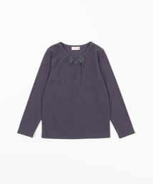 KP | テレコ起毛長袖Tシャツ(100-130cm)(Tシャツ/カットソー)