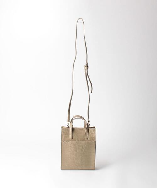 closet story（クローゼットストーリー）の「CC スクエア ミニショルダー バッグ（ショルダーバッグ・レディース・ライトグレー/ライトブルー/ナチュラル・FREE）」の7枚目の写真