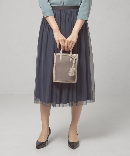 closet story（クローゼットストーリー）の「CC スクエア ミニショルダー バッグ（ショルダーバッグ・レディース・ライトグレー/ライトブルー/ナチュラル・FREE）」の18枚目の写真