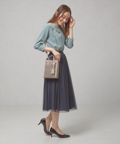 closet story（クローゼットストーリー）の「CC スクエア ミニショルダー バッグ（ショルダーバッグ・レディース・ライトグレー/ライトブルー/ナチュラル・FREE）」の19枚目の写真