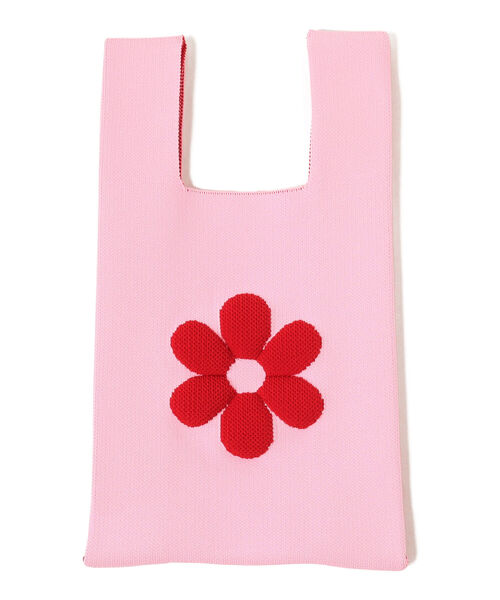 Ray BEAMS（レイビームス）の「Ray BEAMS / ニット マルシェ バッグ（トートバッグ・レディース・ピンク/その他・ONE SIZE）」の3枚目の写真