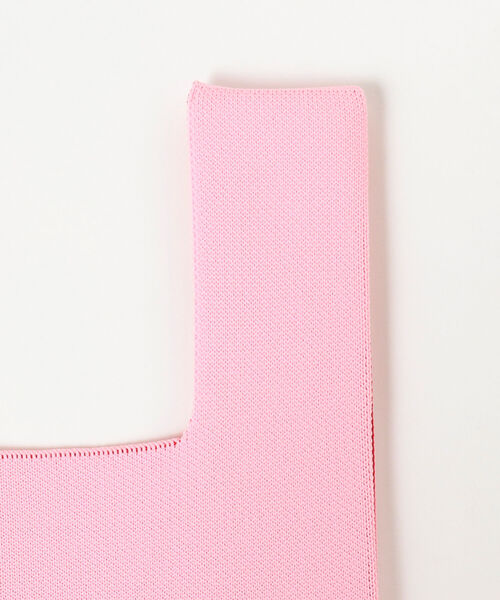 Ray BEAMS（レイビームス）の「Ray BEAMS / ニット マルシェ バッグ（トートバッグ・レディース・ピンク/その他・ONE SIZE）」の5枚目の写真