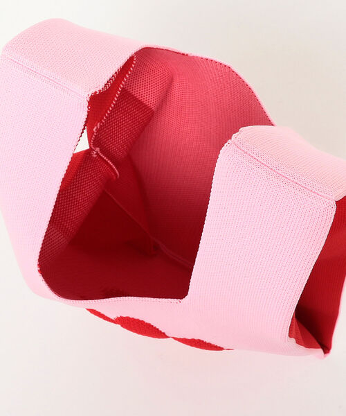 Ray BEAMS（レイビームス）の「Ray BEAMS / ニット マルシェ バッグ（トートバッグ・レディース・ピンク/その他・ONE SIZE）」の7枚目の写真