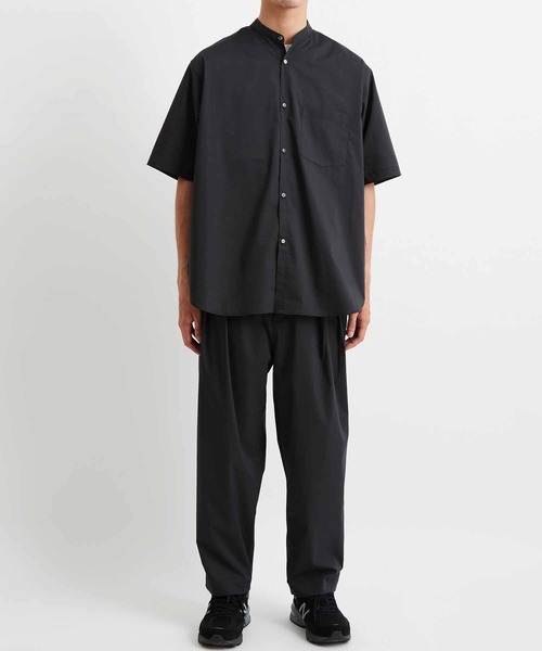 ADAM ET ROPE'（アダムエロペ）の「【TOOLIGHT】吸水速乾/超軽量/TC ルーズワイド テーパードパンツ/セットアップ対応（その他パンツ・メンズ・ブラック/ネイビー・S/M/L/XL）」の3枚目の写真