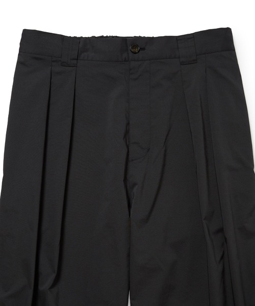 ADAM ET ROPE'（アダムエロペ）の「【TOOLIGHT】吸水速乾/超軽量/TC ルーズワイド テーパードパンツ/セットアップ対応（その他パンツ・メンズ・ブラック/ネイビー・S/M/L/XL）」の16枚目の写真