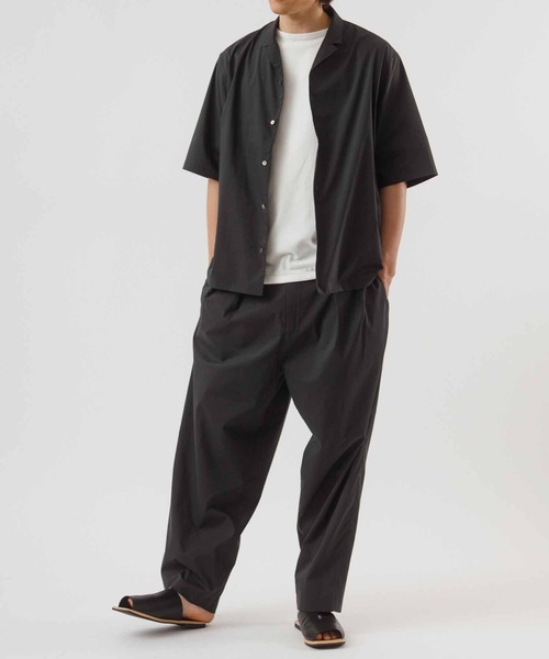 ADAM ET ROPE'（アダムエロペ）の「【TOOLIGHT】吸水速乾/超軽量/TC ルーズワイド テーパードパンツ/セットアップ対応（その他パンツ・メンズ・ブラック/ネイビー・S/M/L/XL）」の19枚目の写真