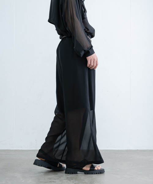 EDDEN ELLEN(エデンエレン)の「シアーワイドパンツ(その他パンツ・メンズ・ブラック・SMALL/MEDIUM/LARGE/X-SMALL)」の18枚目の写真