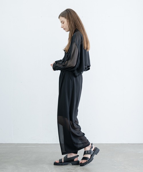 EDDEN ELLEN(エデンエレン)の「シアーワイドパンツ(その他パンツ・メンズ・ブラック・SMALL/MEDIUM/LARGE/X-SMALL)」の20枚目の写真