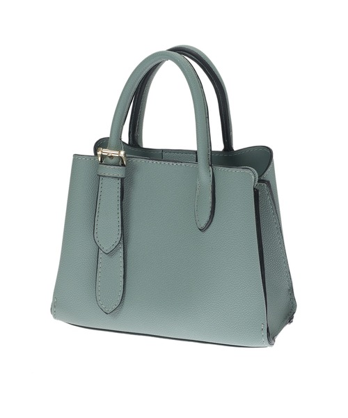 Edit Sheen（エディットシーン）の「ワンサイドベルトハンドルハンドバッグミニ（ハンドバッグ・レディース・オフホワイト/ベビーピンク/ベージュ/オレンジ/レッド/グリーン/イエロー/ブラック/スモーキーグリーン系1/ブラウン系その他/ラベンダー/ミント/サックスブルー・FREE）」の7枚目の写真