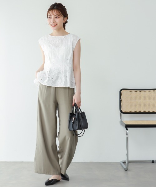 Edit Sheen（エディットシーン）の「ワンサイドベルトハンドルハンドバッグミニ（ハンドバッグ・レディース・オフホワイト/ベビーピンク/ベージュ/オレンジ/レッド/グリーン/イエロー/ブラック/スモーキーグリーン系1/ブラウン系その他/ラベンダー/ミント/サックスブルー・FREE）」の19枚目の写真