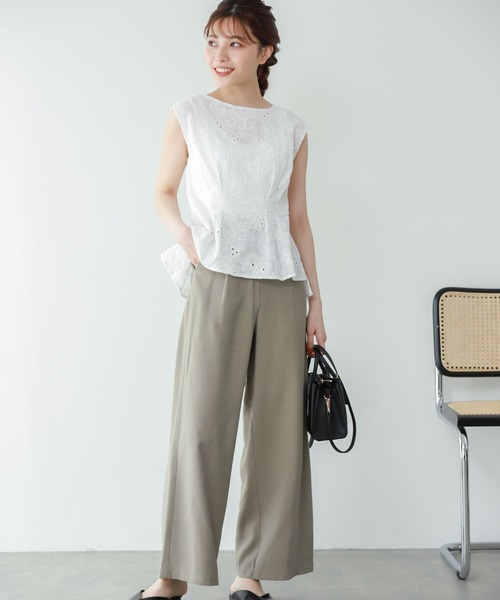 Edit Sheen（エディットシーン）の「ワンサイドベルトハンドルハンドバッグミニ（ハンドバッグ・レディース・オフホワイト/ベビーピンク/ベージュ/オレンジ/レッド/グリーン/イエロー/ブラック/スモーキーグリーン系1/ブラウン系その他/ラベンダー/ミント/サックスブルー・FREE）」の21枚目の写真