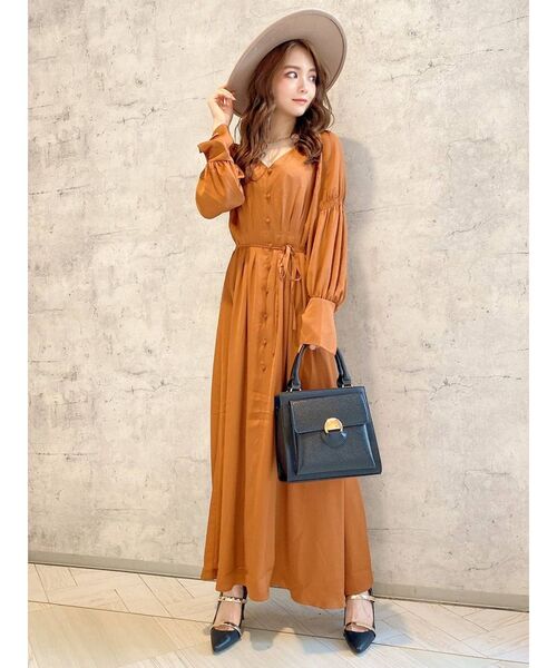 RESEXXY（リゼクシー）の「ボリュームスリーブマキシワンピース