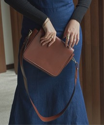 Aunt Marie's | フラップレザースクエアショルダーバッグ(ショルダーバッグ)