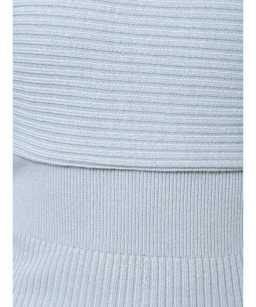 dazzlin（ダズリン）の「レイヤードバックリボンニットワンピース（ワンピース・レディース・パープル/ブラウン/オフホワイト・FREE）」の12枚目の写真