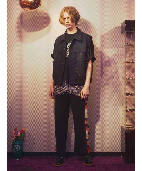 amok（アモク）の「KNIT TRACK PANTS（その他パンツ・メンズ・ブルー/ブラック・M/L/S）」の18枚目の写真