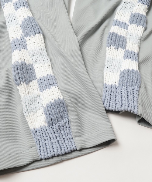 amok（アモク）の「KNIT TRACK PANTS（その他パンツ・メンズ・ブルー/ブラック・M/L/S）」の7枚目の写真