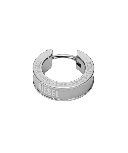 DIESELステンレススチール製カフピアス DIESEL ディーゼル ピアス アクセサリー スタッドピアス フープ