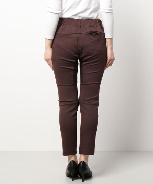 Grand PARK（グランドパーク）の「柔らかストレッチ　スポンジテック素材のジャージーパンツ（スウェットパンツ・レディース・カーキ/トップグレー/チャコールグレー/ネイビー・FREE）」の6枚目の写真