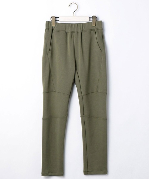 Grand PARK（グランドパーク）の「柔らかストレッチ　スポンジテック素材のジャージーパンツ（スウェットパンツ・レディース・カーキ/トップグレー/チャコールグレー/ネイビー・FREE）」の3枚目の写真