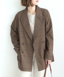 Wピークドラペルジャケット