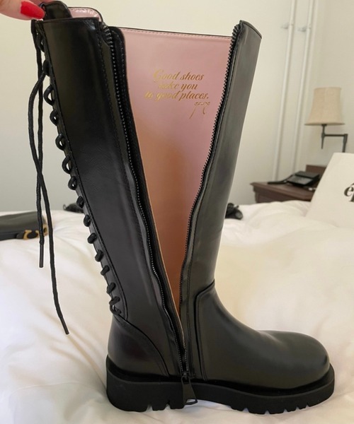 epine（エピヌ）の「epine back lace up goa boots（ブーツ）」 - WEAR