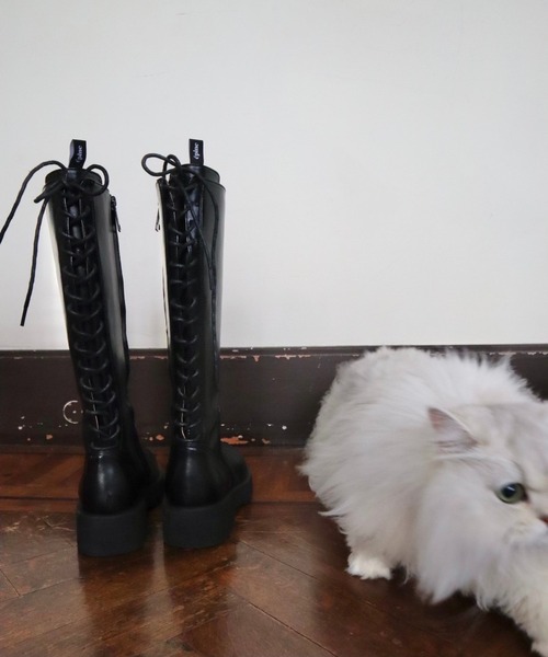 epine（エピヌ）の「epine back lace up goa boots（ブーツ）」 - WEAR