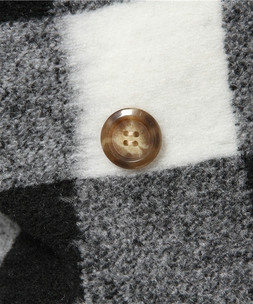 one after another NICE CLAUP(ワンアフターアナザーナイスクラップ)の「【ナイスクラップ】スライバーダブルジャケットコート(その他アウター・レディース・ピンクベージュ/チェック/オフホワイト・FREE)」の6枚目の写真