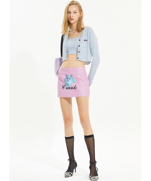 CRANK カーディガン CRANK（クランク）の「A'GEM/9 × .kom『CRANK/クランク』ZEBRA