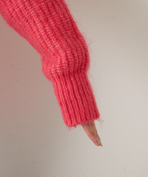 CIAOPANIC TYPY（チャオパニックティピー）の「コンチョボタンニットカーディガン（カーディガン/ボレロ・レディース・ベージュ/オフホワイト/ピンク/オレンジ/グリーン・ONE SIZE）」の21枚目の写真