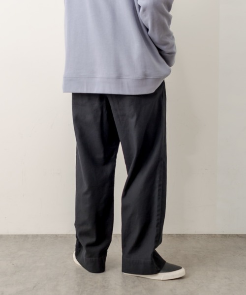 PUAL CE CIN（ピュアルセシン）の「綿麻ストレッチワイドパンツ（その他パンツ・レディース・ブラック/ベージュ/グレー/アイボリー・FREE）」の12枚目の写真