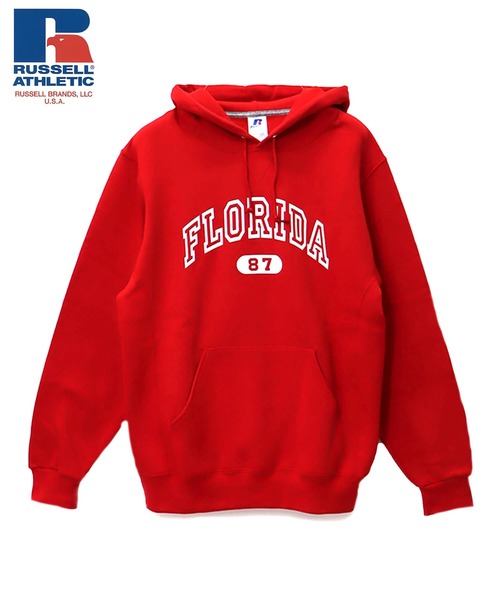 Russell Athletic(ラッセルアスレティック)の「RUSSELL ATHLETIC 裏起毛カレッジパーカー(M1)(パーカー・メンズ・ホワイト/ブラック/ネイビー/レッド/オートミール・MEDIUM/LARGE/X-LARGE)」の5枚目の写真