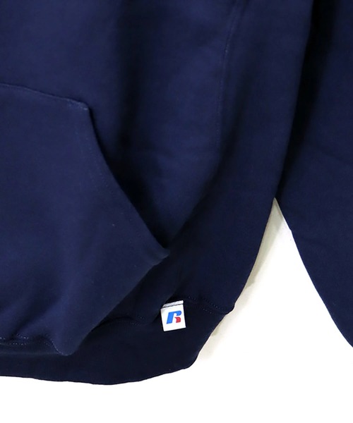 Russell Athletic(ラッセルアスレティック)の「RUSSELL ATHLETIC 裏起毛カレッジパーカー(M1)(パーカー・メンズ・ホワイト/ブラック/ネイビー/レッド/オートミール・MEDIUM/LARGE/X-LARGE)」の9枚目の写真