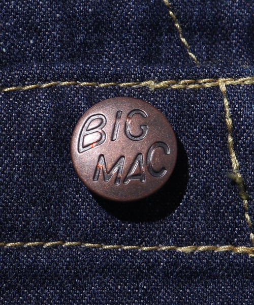 BIG MAC（ビッグマック）の「BIG MAC/ビッグマック DENIM OVERALL オーバーオール デニム ワイドシルエット（サロペット/オーバーオール・メンズ・ワンウォッシュ/ブルー・L/M）」の8枚目の写真