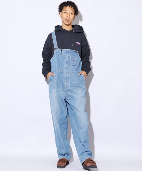 BIG MAC（ビッグマック）の「BIG MAC/ビッグマック DENIM OVERALL オーバーオール デニム ワイドシルエット（サロペット/オーバーオール・メンズ・ワンウォッシュ/ブルー・L/M）」の22枚目の写真