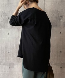 ラウンドビッグチュニックロンT