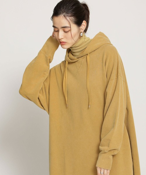 NANO universe(ナノユニバース)の「WEB限定/シアータートルネックトップス 長袖(Tシャツ/カットソー・レディース・ピンクベージュ/ライラック/ブルーグレー/イエロー/ホワイト/ブラック/ミント・FREE)」の17枚目の写真