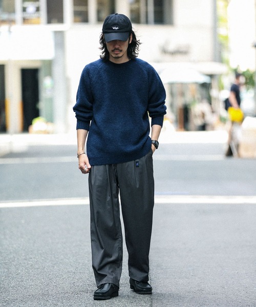 URBAN RESEARCH Sonny Label(アーバンリサーチサニーレーベル)の「モヘヤ混ニットプルオーバー(ニット/セーター・メンズ・ブラウン/ベージュ系その他/グリーン系その他/ネイビー・MEDIUM/LARGE)」の5枚目の写真