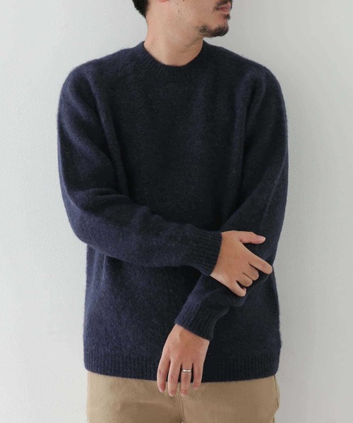 URBAN RESEARCH Sonny Label(アーバンリサーチサニーレーベル)の「モヘヤ混ニットプルオーバー(ニット/セーター・メンズ・ブラウン/ベージュ系その他/グリーン系その他/ネイビー・MEDIUM/LARGE)」の8枚目の写真